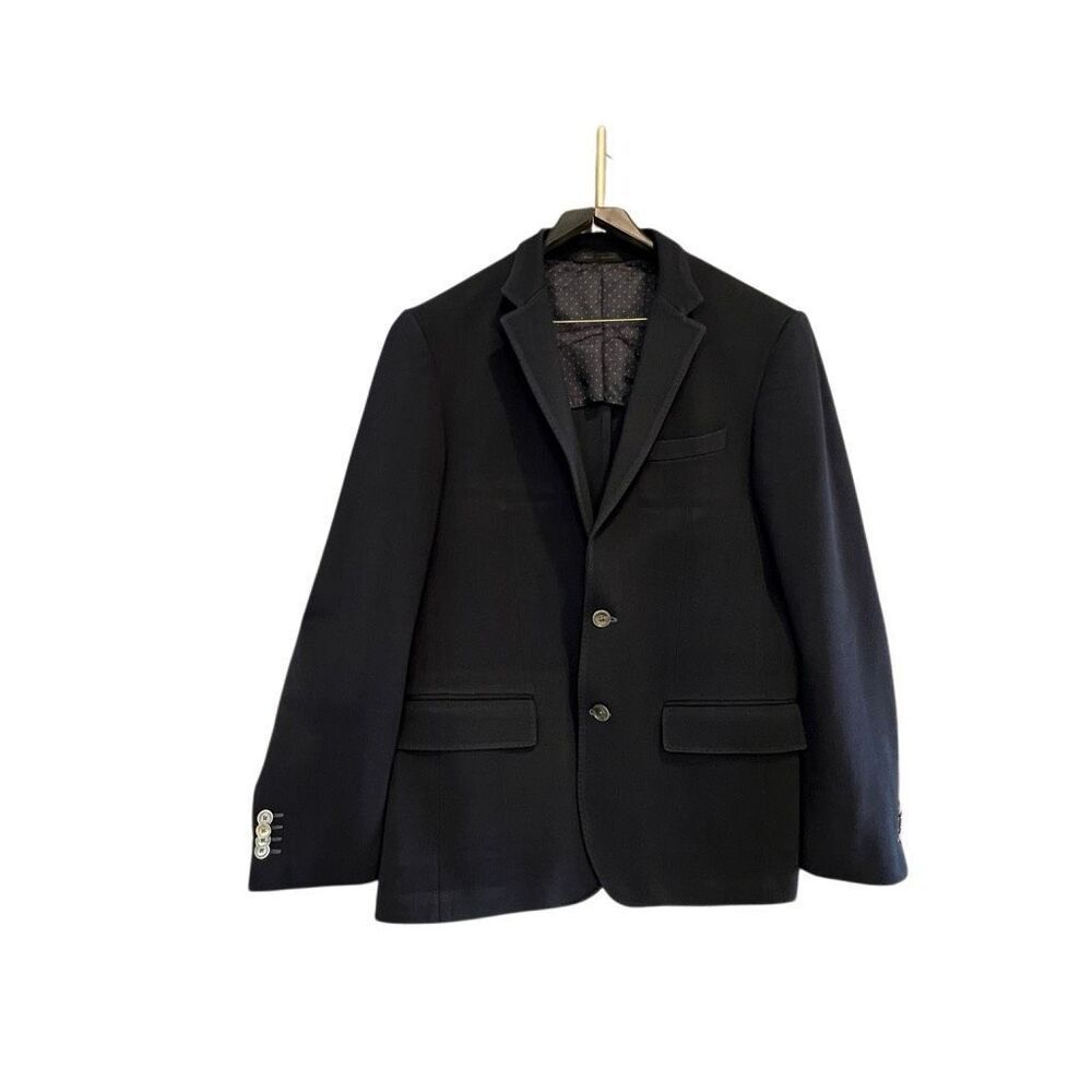 BOSS Hugo Boss Men's Single Breasted Two-Button Blazer Jacket Black Size 40R